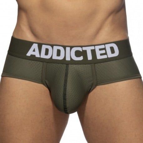 Addicted Slip Push Up Mesh Kaki
