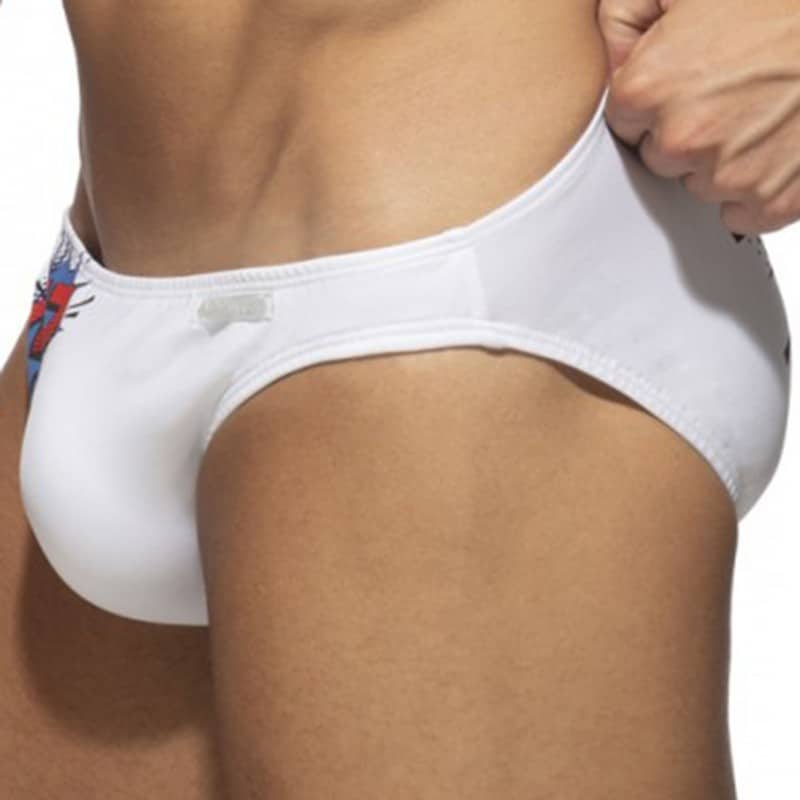 Addicted OMG Swim Briefs - White