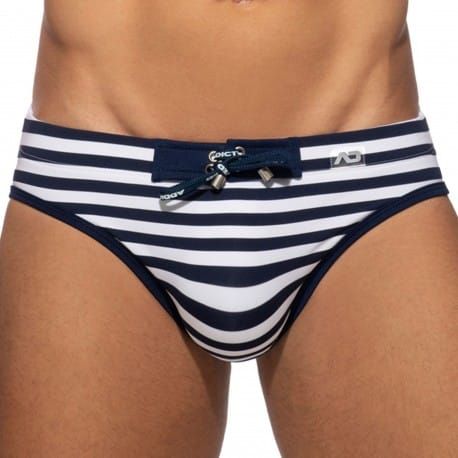 Addicted Sailor Swim Briefs - Navy