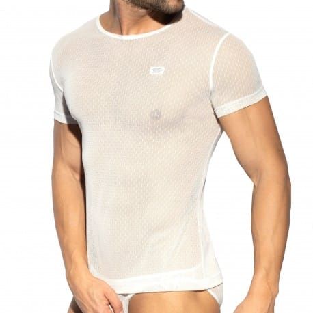 ES Collection T-Shirt Plumetti Blanc