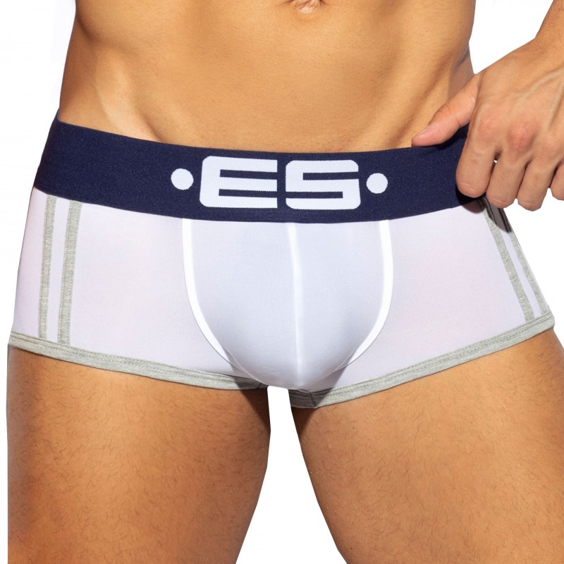 ES Collection Sportive Microfiber Trunks - White