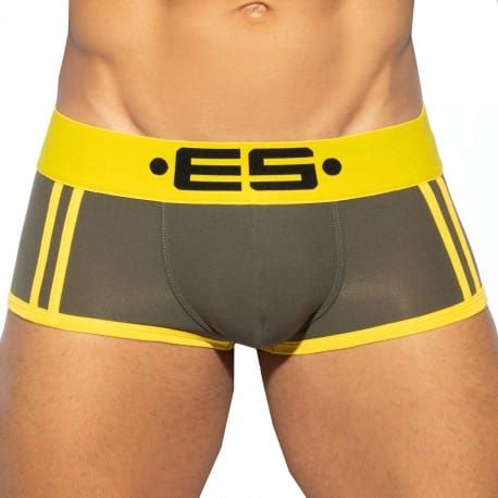 ES Collection Boxer Court Sport Microfibre Kaki