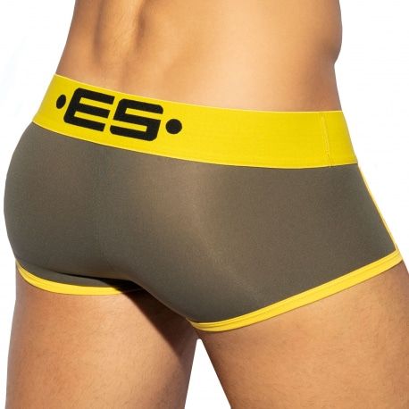 ES Collection Boxer Court Sport Microfibre Kaki