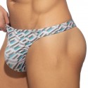 Addicted AD Print Thong - Blue