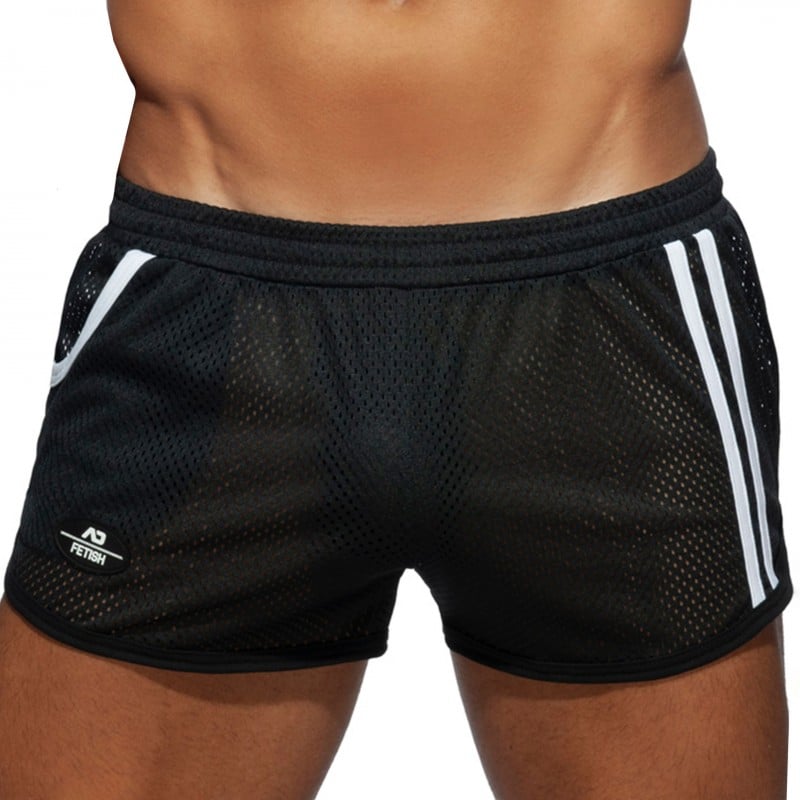 AD Fetish Short Rocky Pocket Noir - Blanc