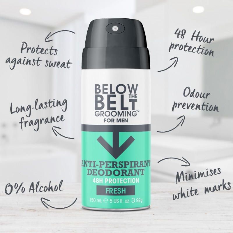 Below The Belt Déodorant Anti-Transpirant Fresh - 150 ml