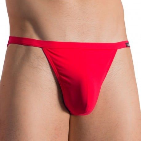 Olaf Benz BLU 1200 Tanga Swim Briefs - Dark Red