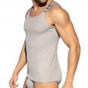 ES Collection Débardeur Recycled Rib Gris