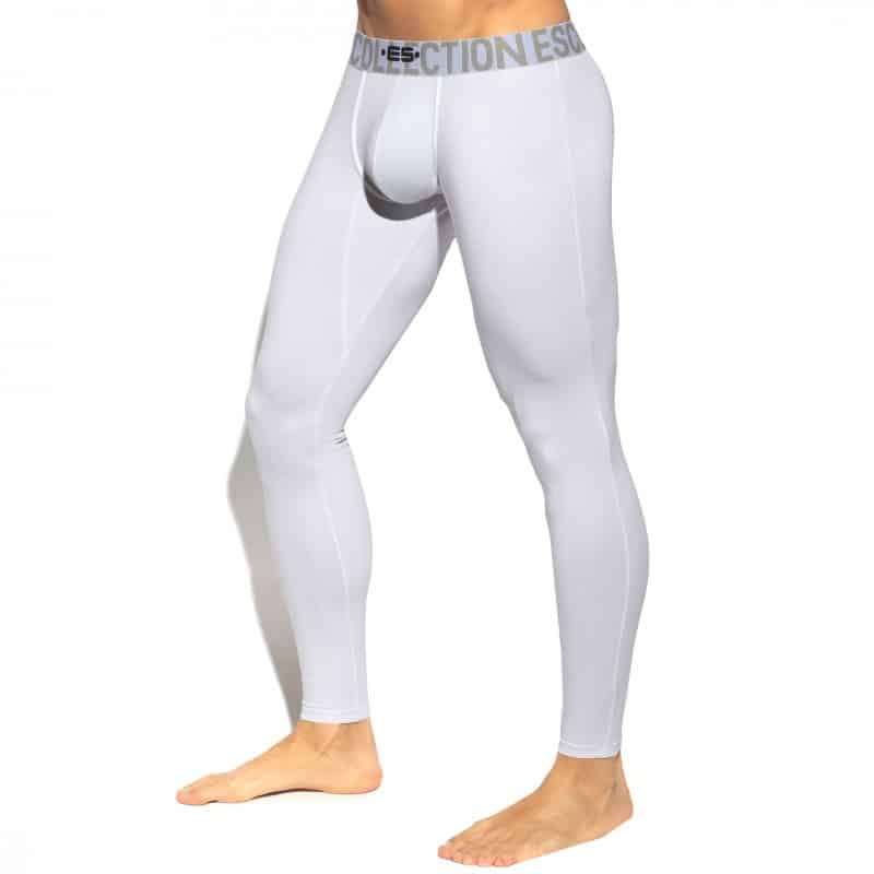 ES Collection Caleçon Long Basic Coton Blanc