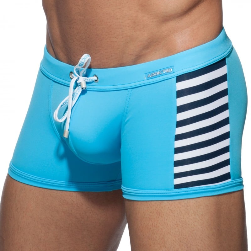 Sailor Colored Swim Boxer - Turquoise