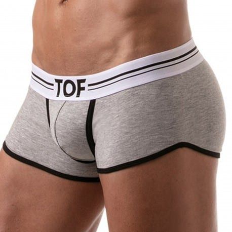 TOF Paris French Cotton Trunks - Heather Grey