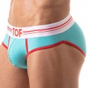 TOF Paris Slip French Coton Bleu Turquoise