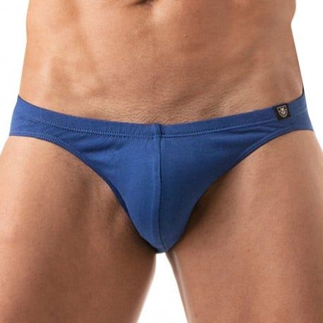 TOF Paris Slip Bikini French Coton Bleu Roi