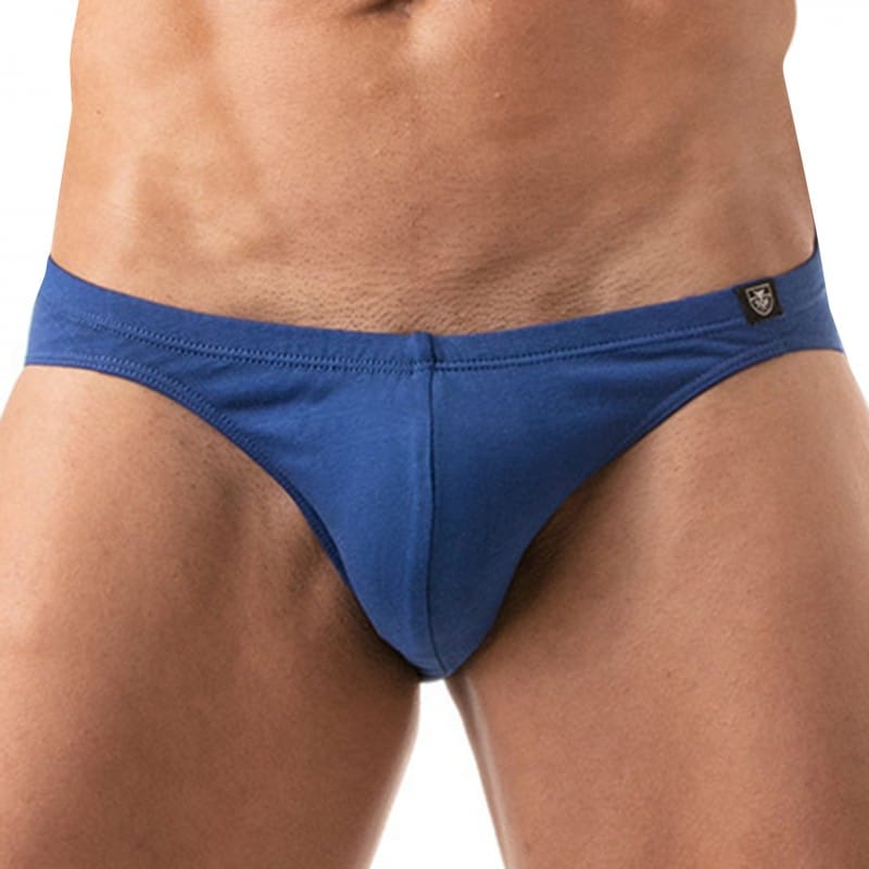 TOF Paris Slip Bikini French Coton Bleu Roi