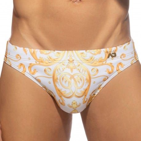 Addicted Slip de Bain Versailles Blanc