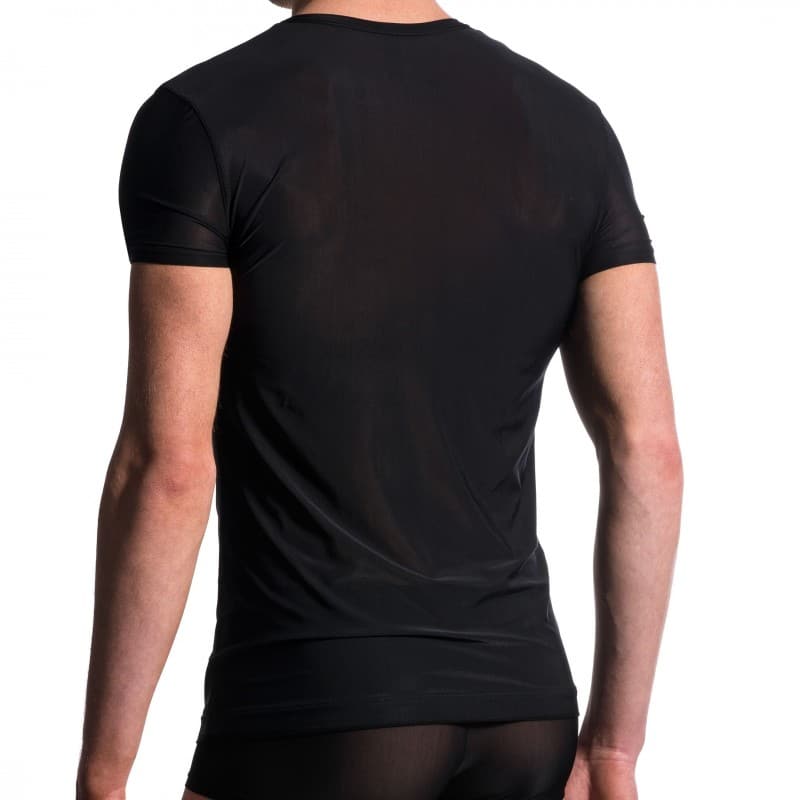 Manstore T-Shirt Col V M101 Noir