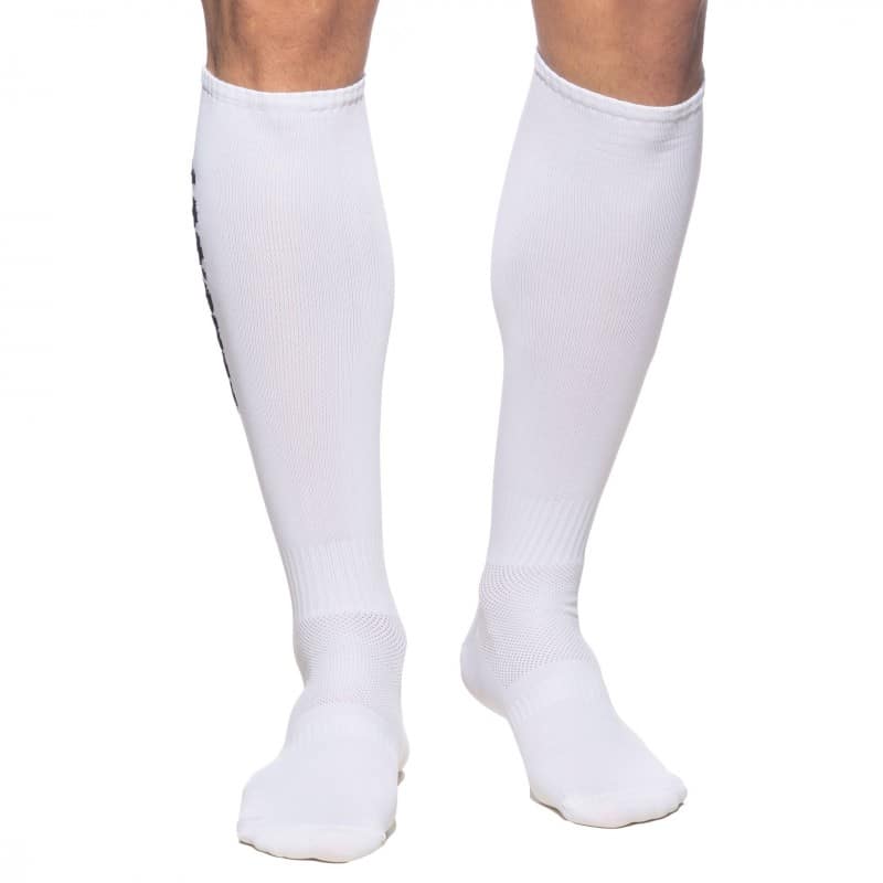 Addicted Chaussettes Hautes Fetish - Blanc - Noir