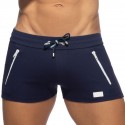 Addicted Short Sport Double Zip Bleu Marine