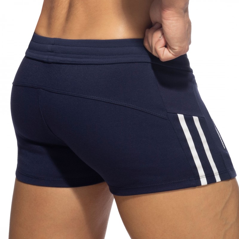 Addicted Short Sport Double Zip Bleu Marine