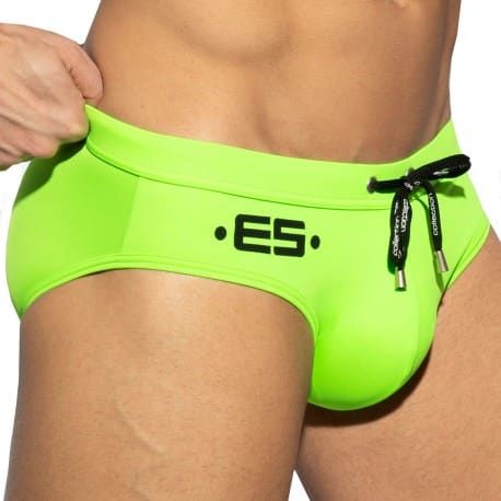 ES Collection Slip de Bain Neon Vert Fluo