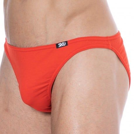 SKU Slip Mini Coton Uni Rouge