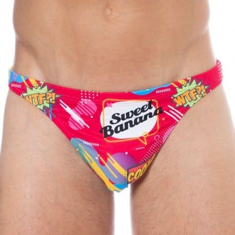 String de Bain Comics Rose