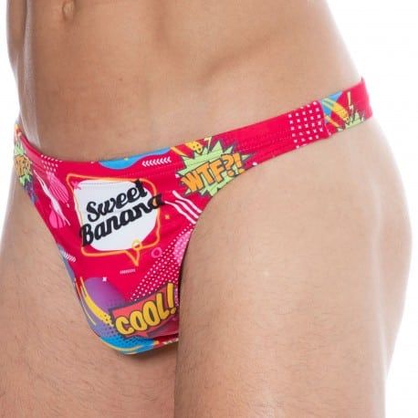  String de Bain Comics Rose