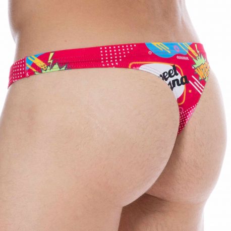  Comics Swim Thong - Pink