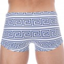  Shorty de Bain Greek Frame Blanc - Bleu