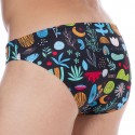  Slip de Bain African Allover Noir