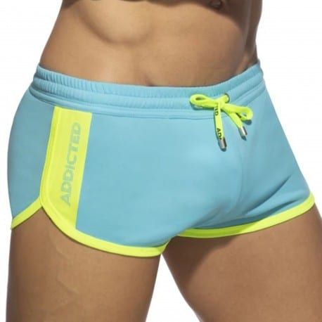 Addicted Short Sexy AD Bleu Turquoise