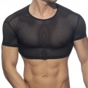 Addicted T-Shirt Crop Fantasy Diamond Noir