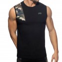 Addicted AD Cotton Tank Top - Black