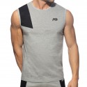 Addicted AD Cotton Tank Top - Heather Grey