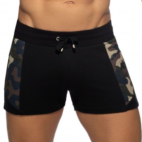 Addicted Short Sport AD Coton Noir