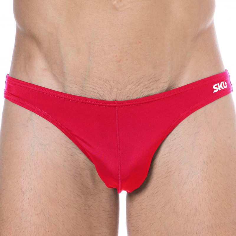 SKU Slip de Bain Bikini Rouge