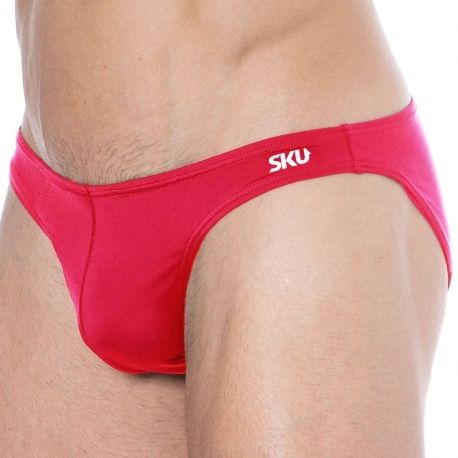 SKU Slip de Bain Bikini Rouge