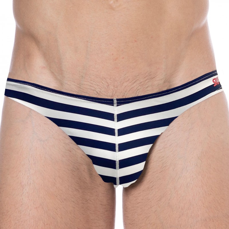 SKU Slip de Bain Bikini Marinière