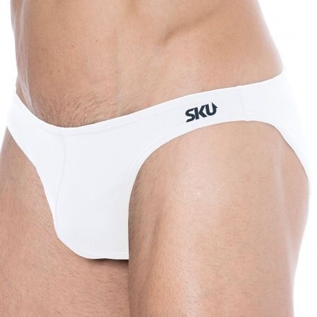 SKU Slip de Bain Bikini Blanc