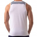 TOF Paris Débardeur Mesh Iconic Blanc - Marinière