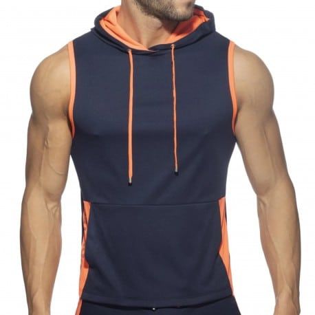 Addicted AD Sleeveless Hoody - Navy