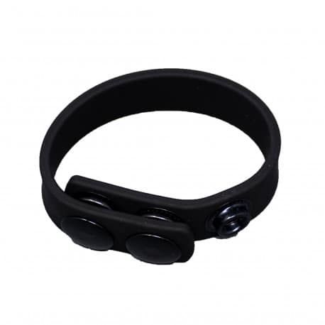Andrew Christian Cockring Trophy Boy Ajustable Par Boutons-Pression - Noir