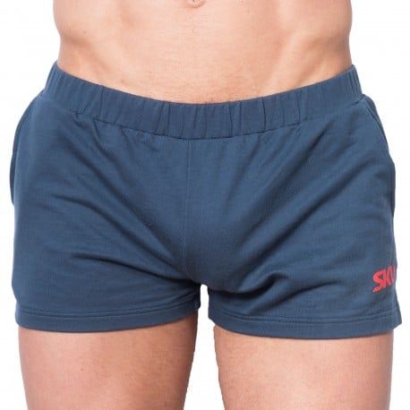 SKU Short de Sport Coton Bleu Marine