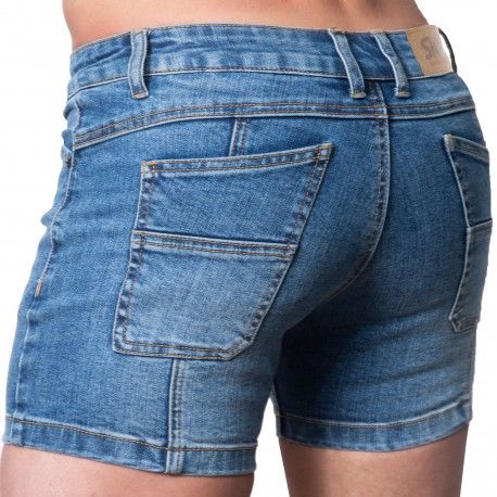 SKU Mini Short Jeans Original Super Push-Up Bleu Indigo