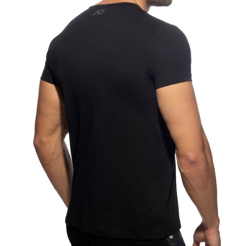 Addicted T-Shirt AD Coton Noir
