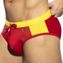 ES Collection Flag Swim Briefs - Red - Yellow