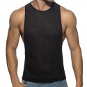 Addicted Flame Low Rider Tank Top - Black
