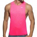 Addicted Flame Low Rider Tank Top - Neon Pink