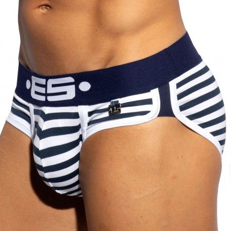 ES Collection Double Side Cotton Briefs - Sailor