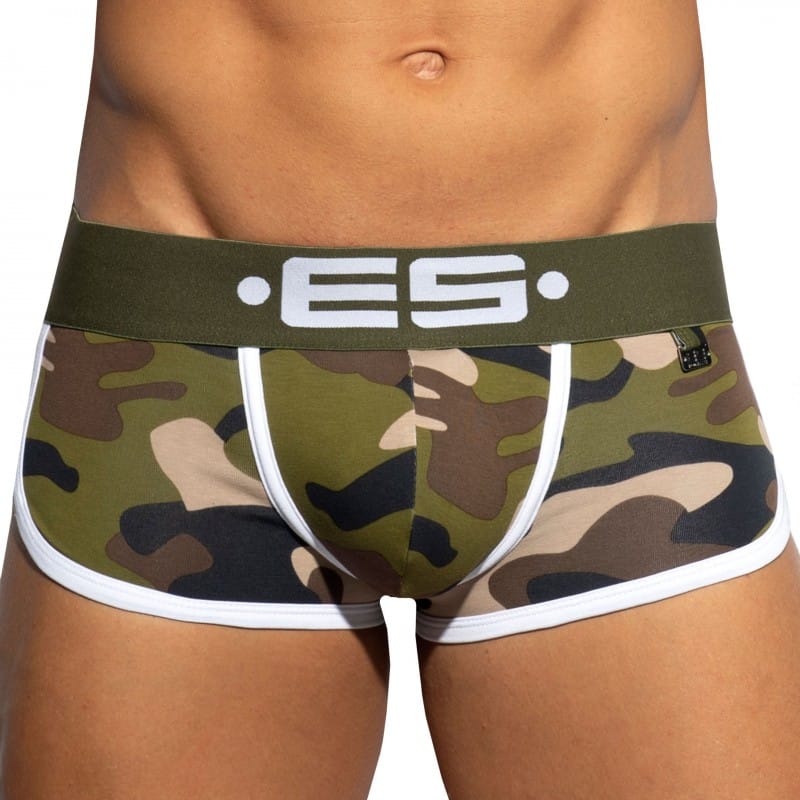 ES Collection Shorty Double Side Coton Camouflage - Kaki